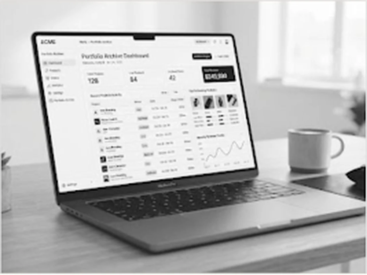 Aurelia Commerce interface presented in a warm neutral editorial environment